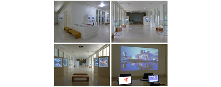 Pormenores da exposição "Formas & Fórmulas"