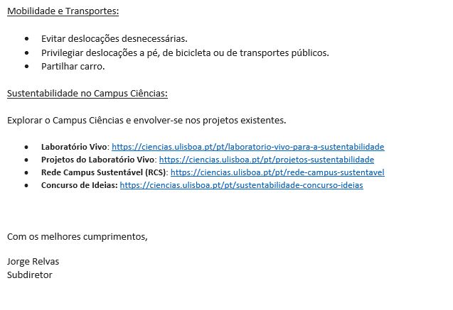 Informação da Direção 3